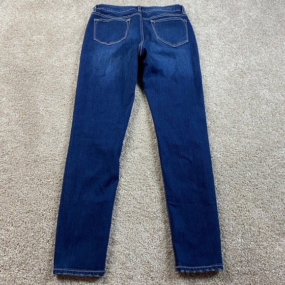 Vigoss Womens Ace Skinny Jeans 27x27 Dark Wash Distressed Stretch Denim - Picture 8 of 9